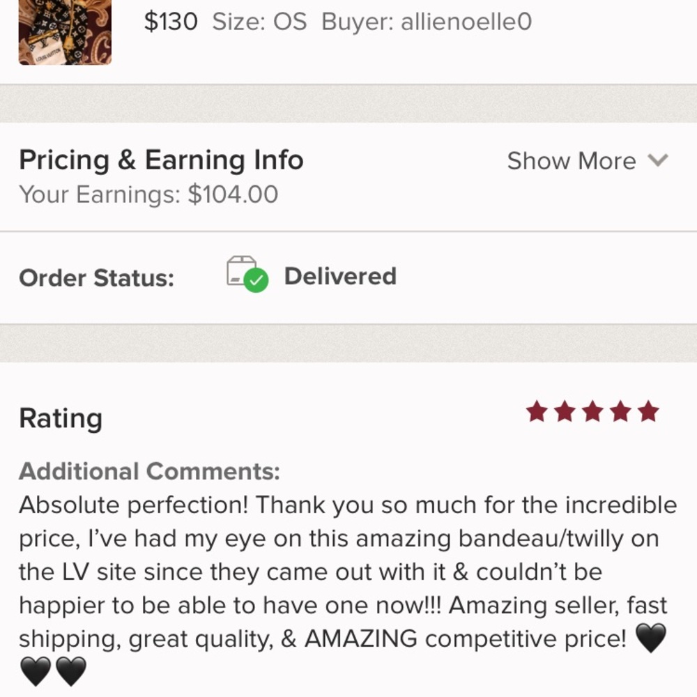 A happy customer thank you for purchasing